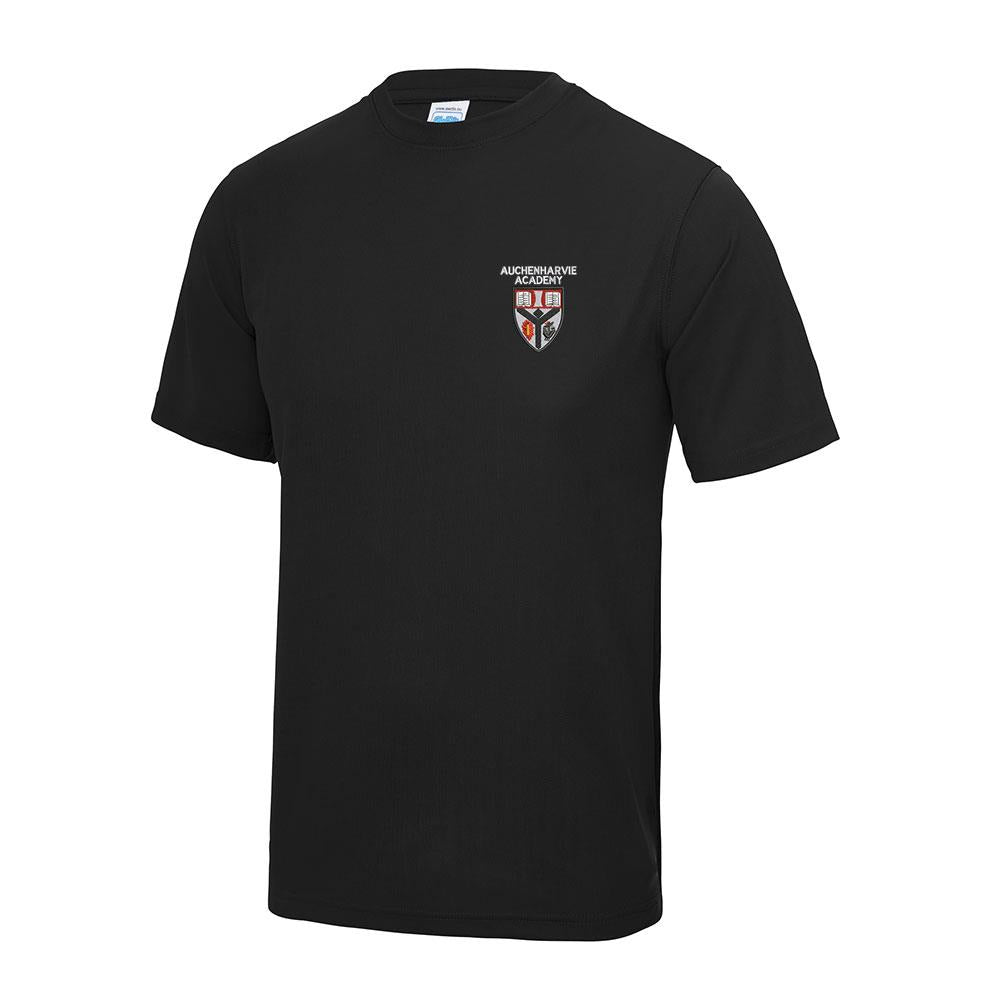 Auchenharvie Academy T-Shirt Black