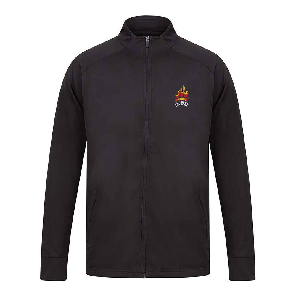 Millburn Academy Tracksuit Top Black