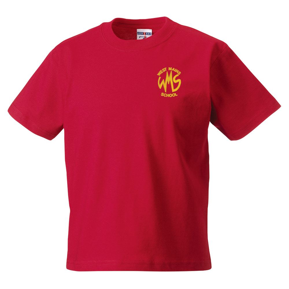 West Mains Classic T-Shirt Red