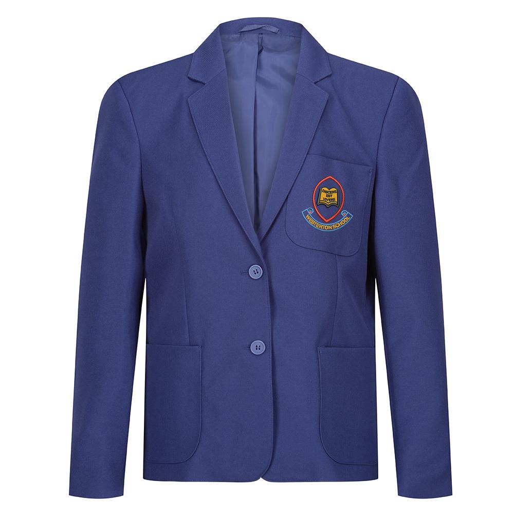 Westerton Primary Girls Poly Blazer Royal