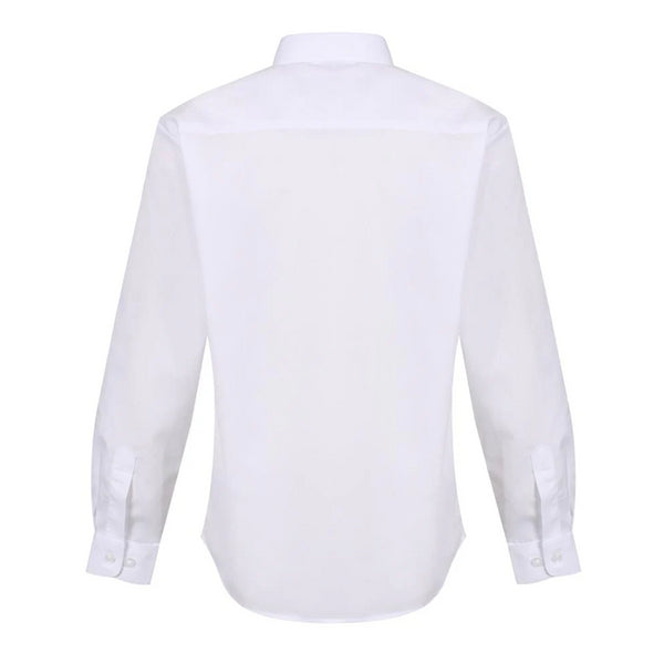 Boys Twin Pack L/S Non Iron Regular Fit Shirt White