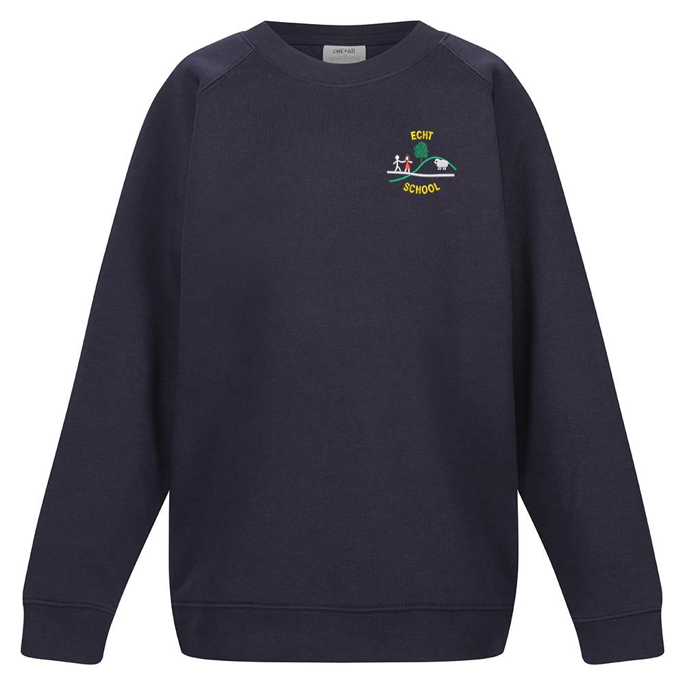 Echt School Crew Neck Sweatshirt Navy
