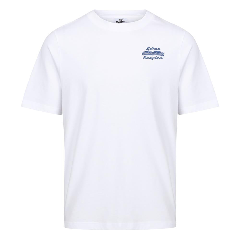 Letham Primary T-Shirt White