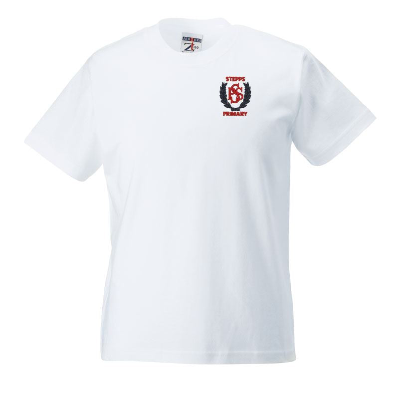 Stepps Primary Classic T-Shirt White