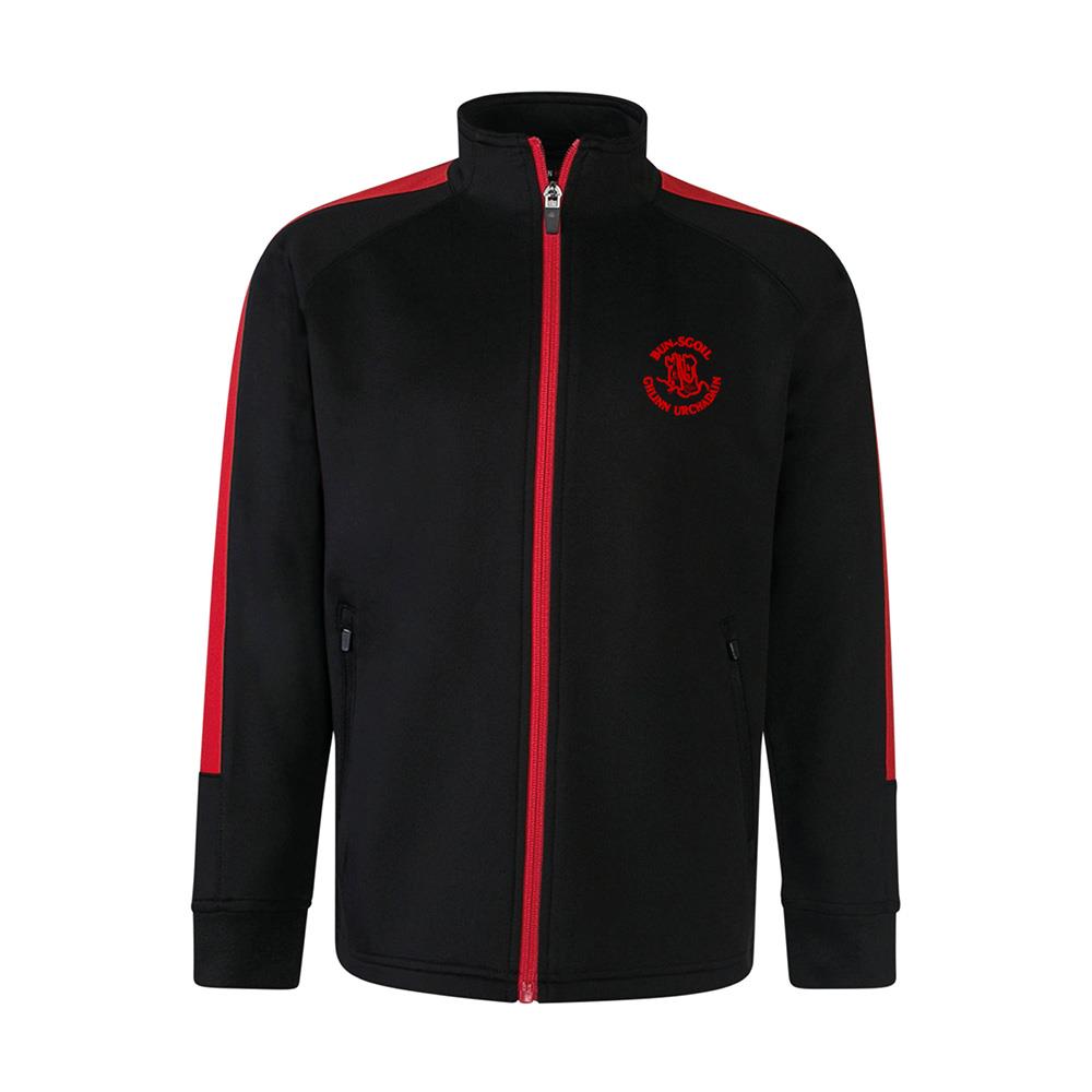 Glenurquhart Gaelic Primary Smartflex Top Black/Red