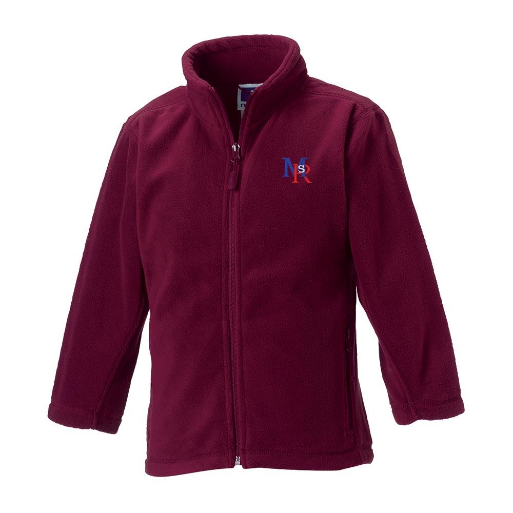 Mary Russell School Outdoor Fleece Burgundy