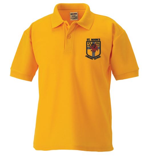 St Marks Primary Poloshirt Amber