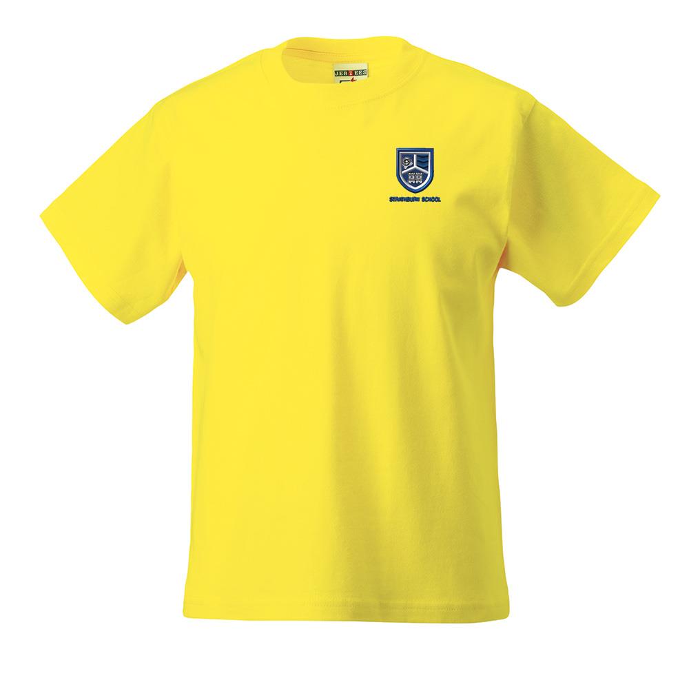 Strathburn Primary Classic T-Shirt Yellow