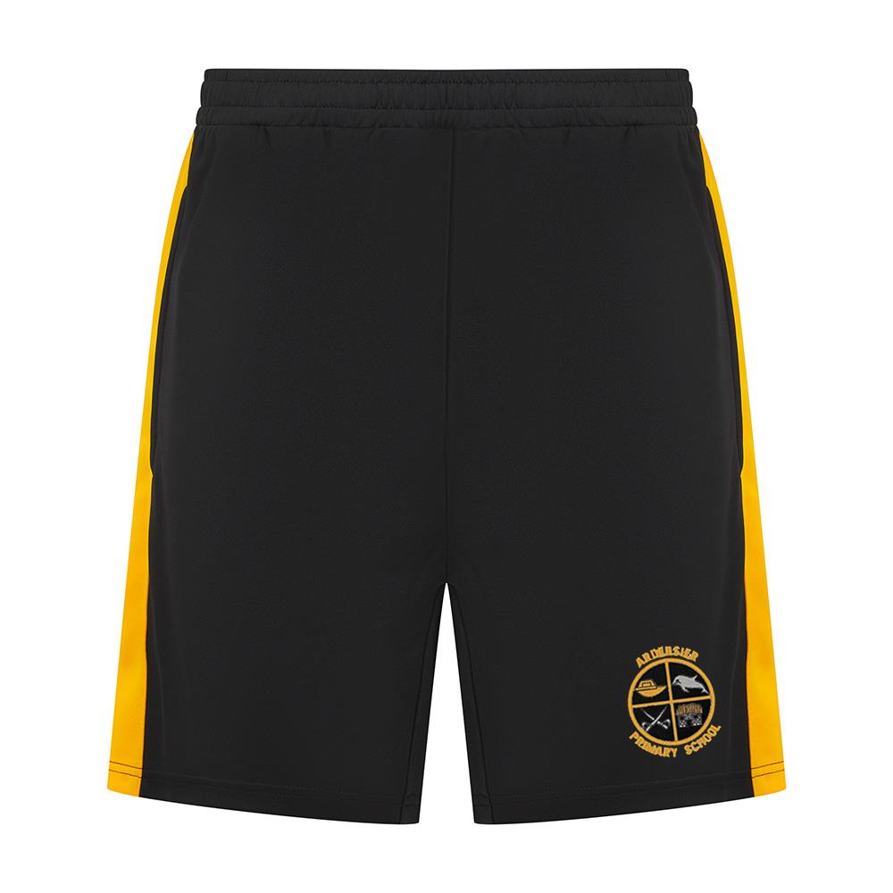 Ardersier Primary Smartflex Shorts Black/Gold