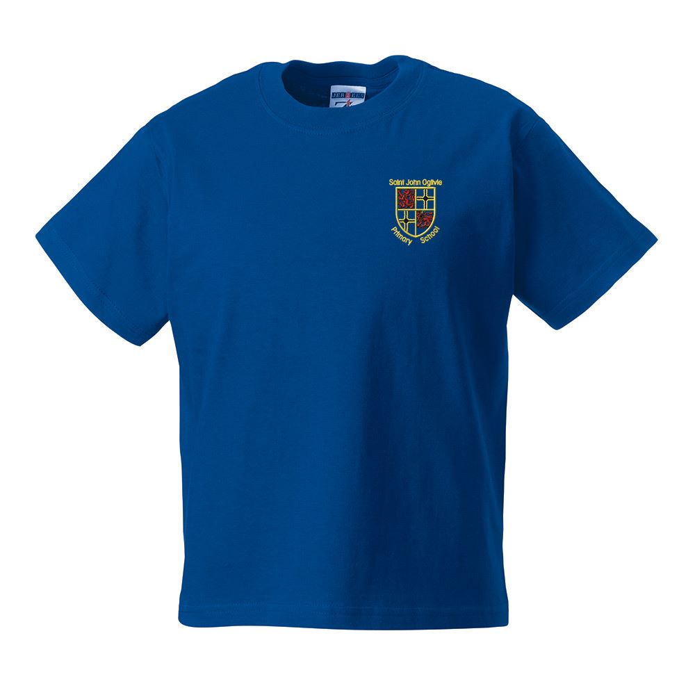 St John Ogilvie Primary Livingston Classic T-Shirt Royal