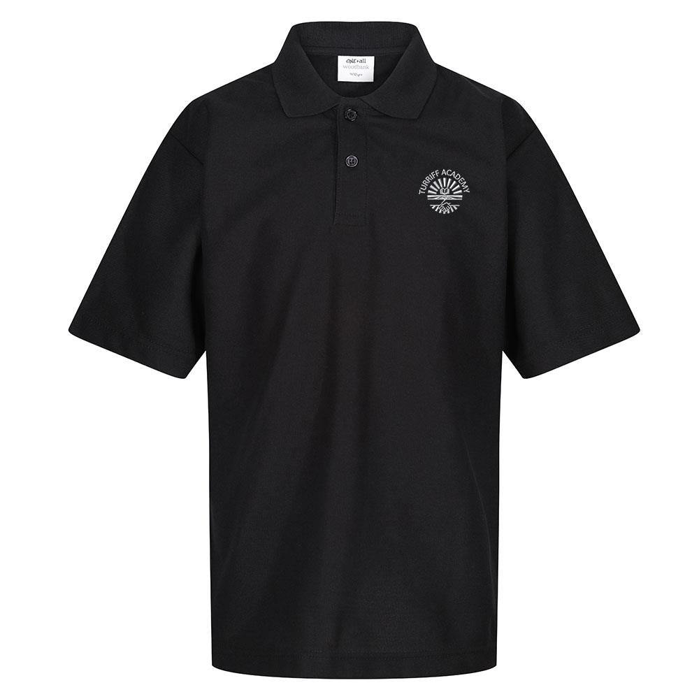 Turriff Academy Poloshirt Black