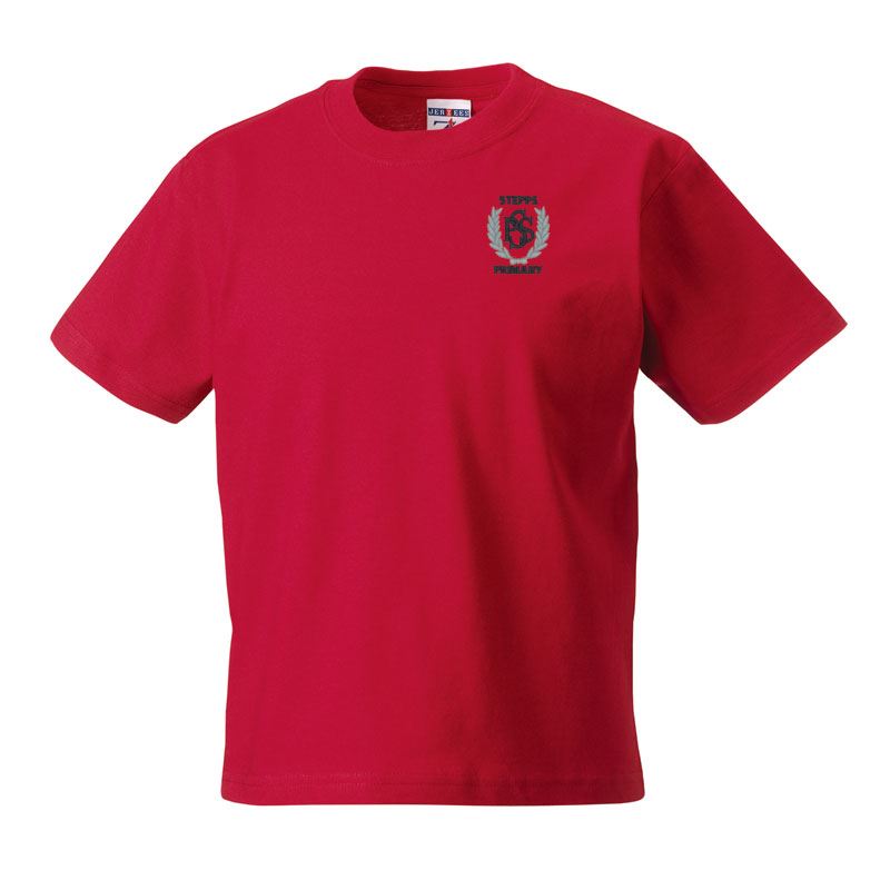 Stepps Primary Classic T-Shirt Red