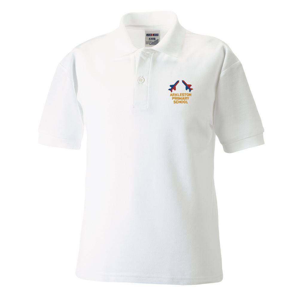 Arkleston Primary Poloshirt White
