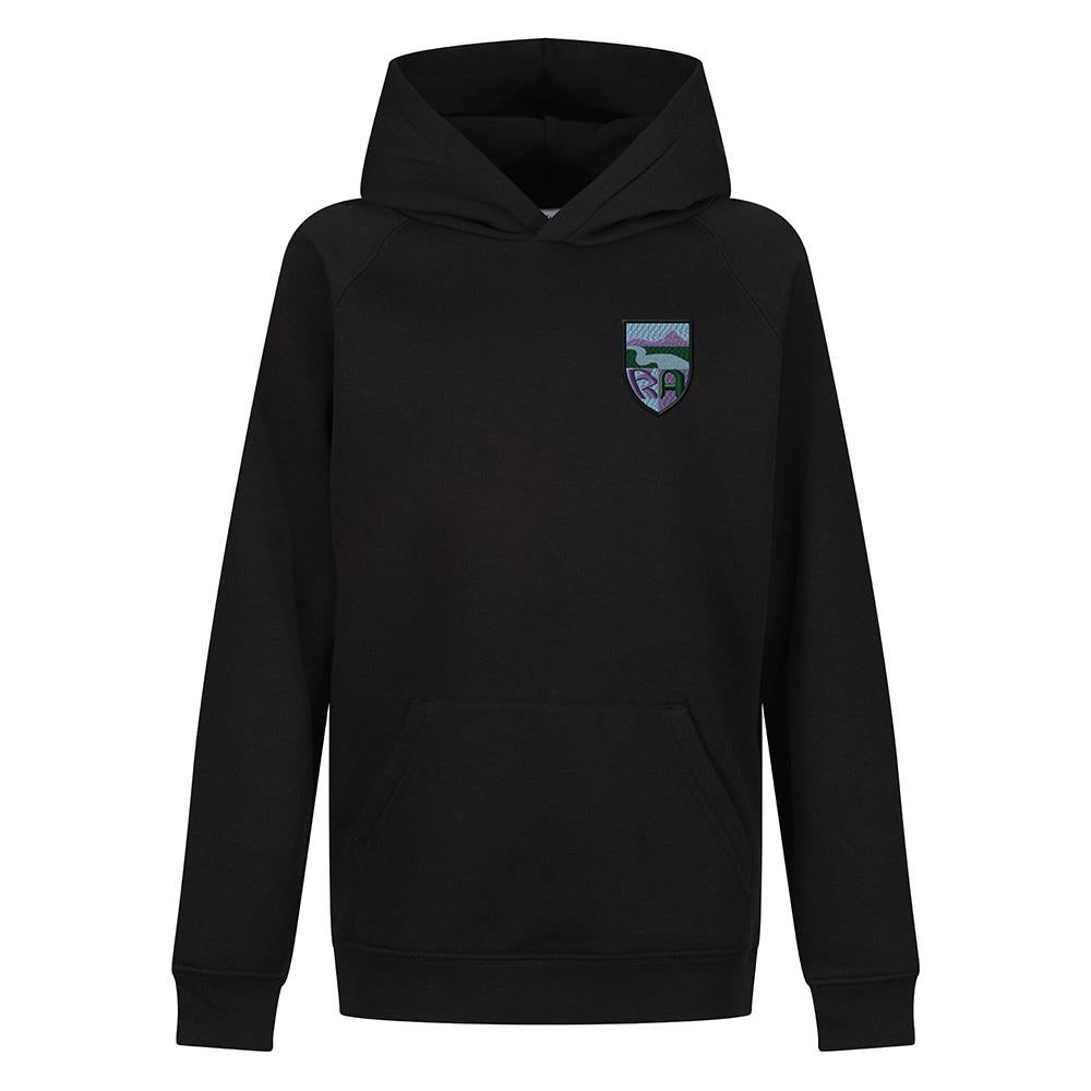 Kemnay Academy Hooded Sweatshirt Black