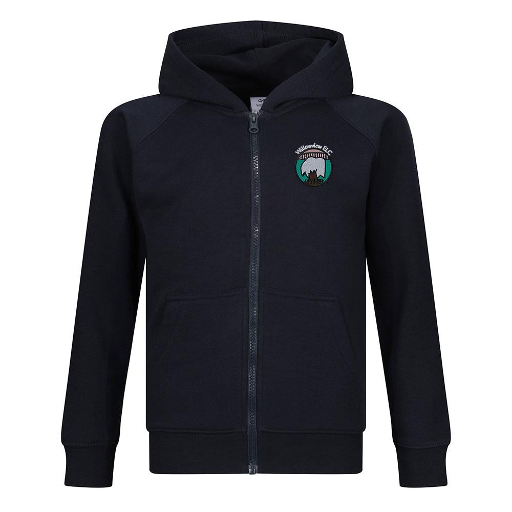 Willowview ELC Staff Zipped Hoodie Navy