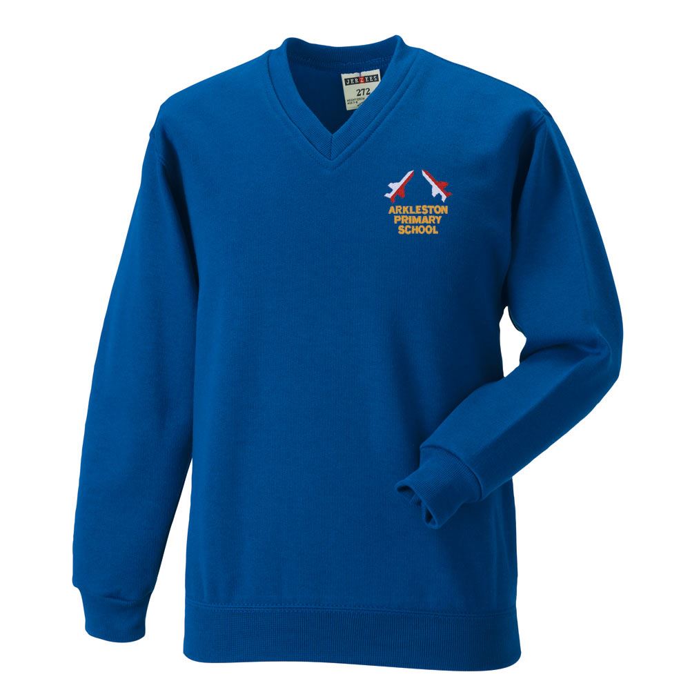 Arkleston Primary V-Neck Sweatshirt Royal