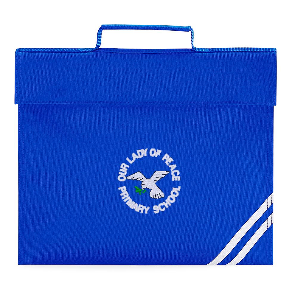Our Lady of the Peace Primary Book Bag Royal