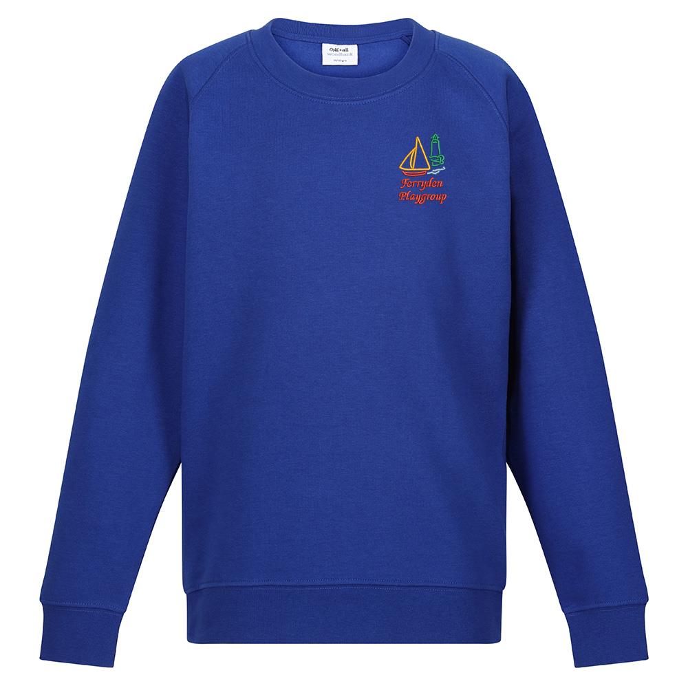 Ferryden Playgroup Crew Neck Sweatshirt Royal