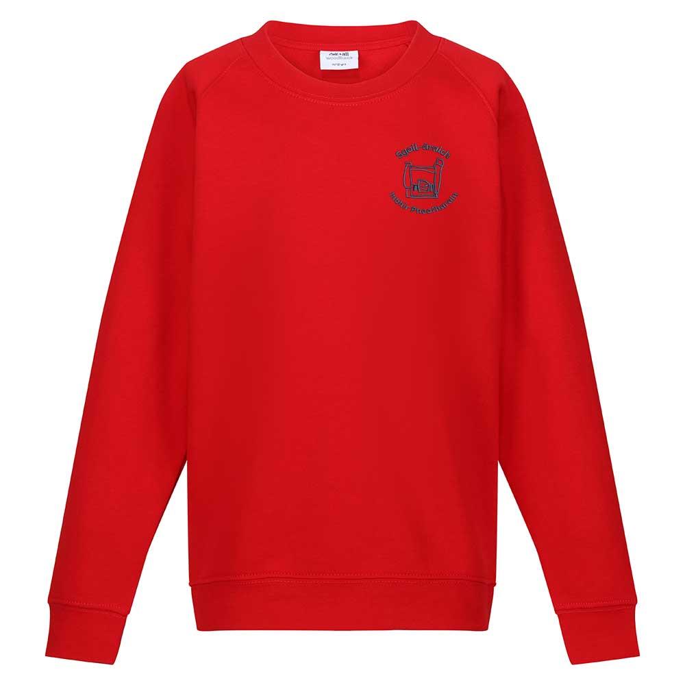 Dingwall Gaelic Nursery Crew Neck Sweatshirt Red