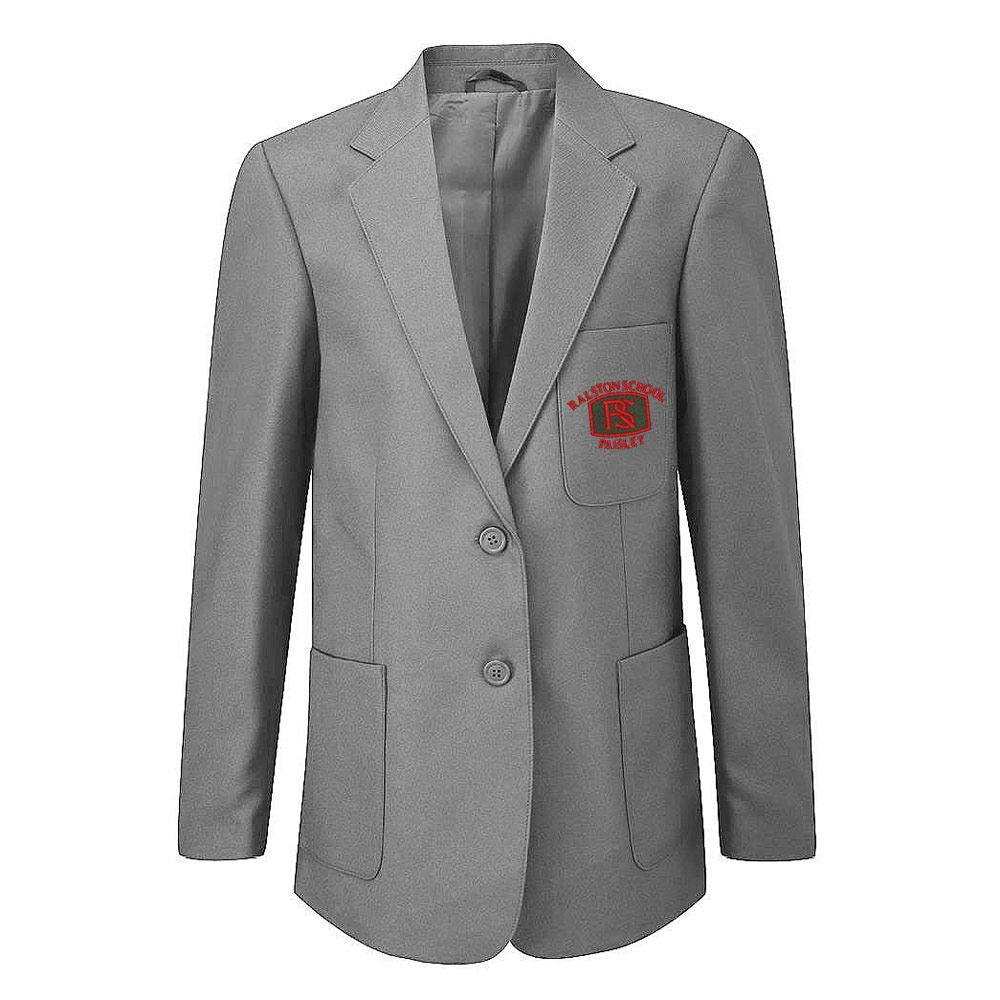 Girls grey blazer best sale