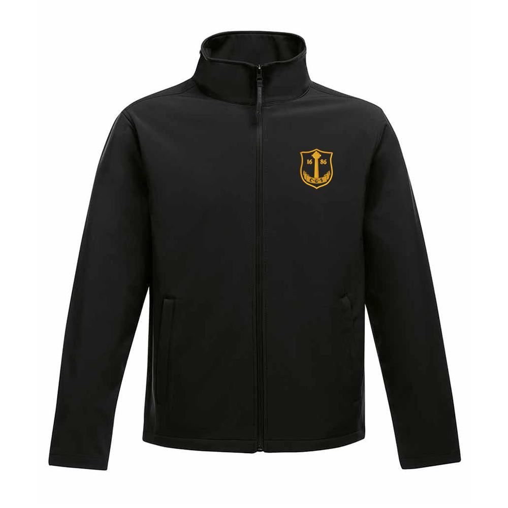 Campbeltown Grammar School Soft Shell Jacket Black