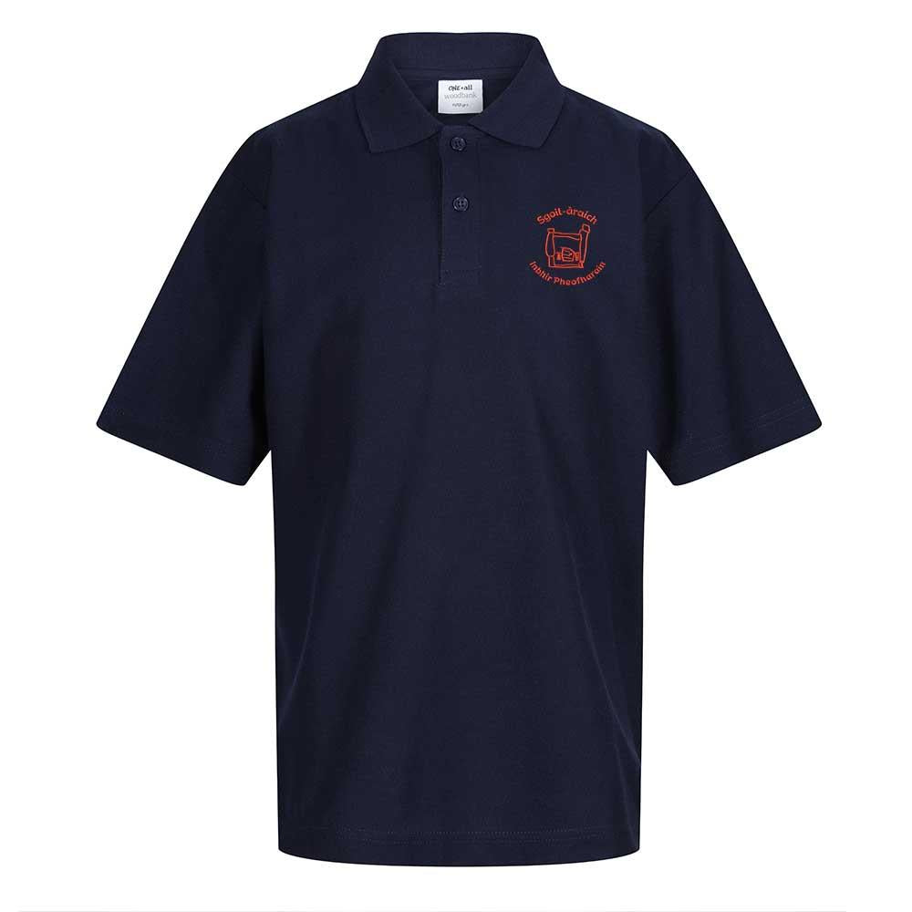 Dingwall Gaelic Nursery Poloshirt Navy