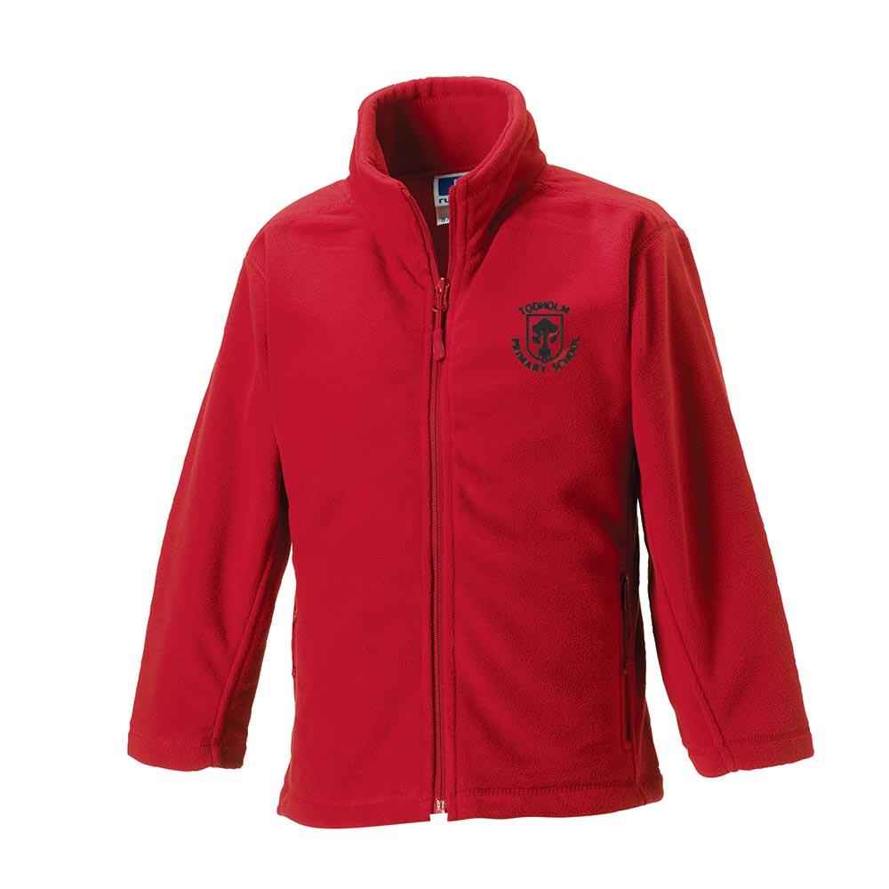 Todholm Primary Outdoor Fleece Red