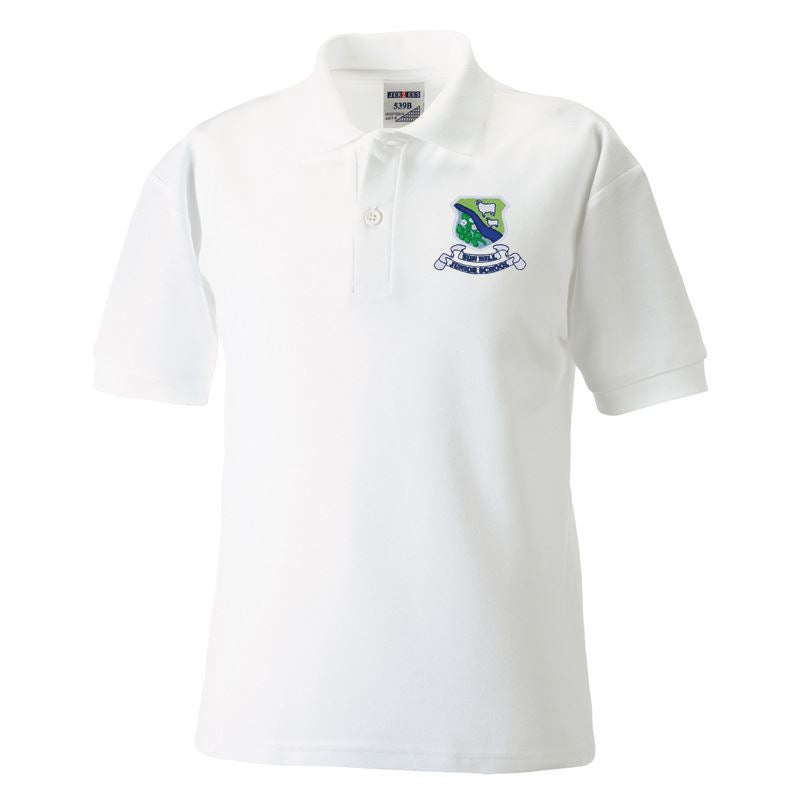 Sunhill Junior School Poloshirt White