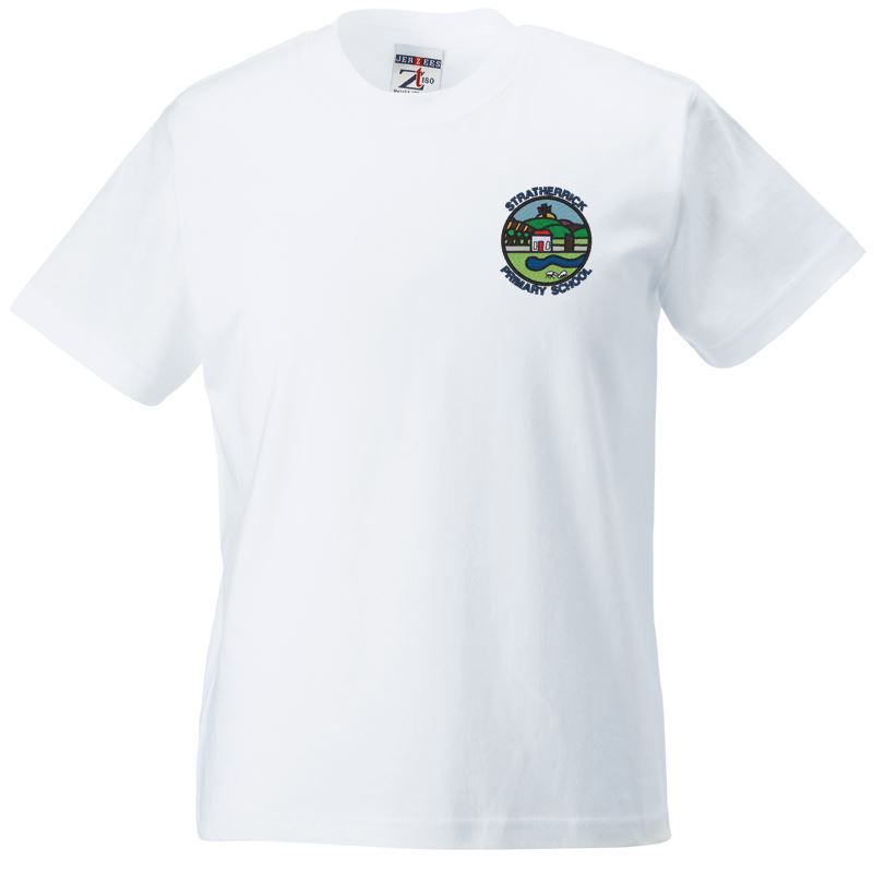 Stratherrick Primary Classic T-Shirt White