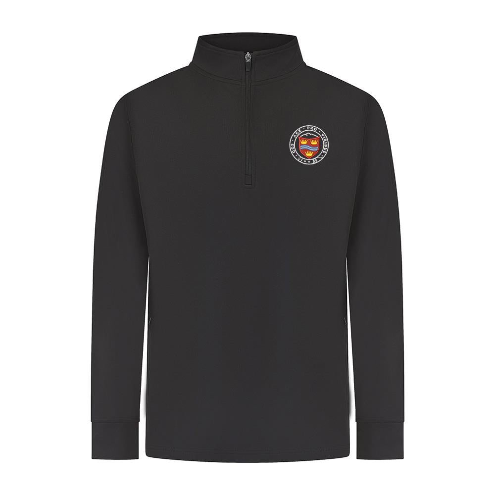 Grantown Grammar Smartflex Quarter Zip Black