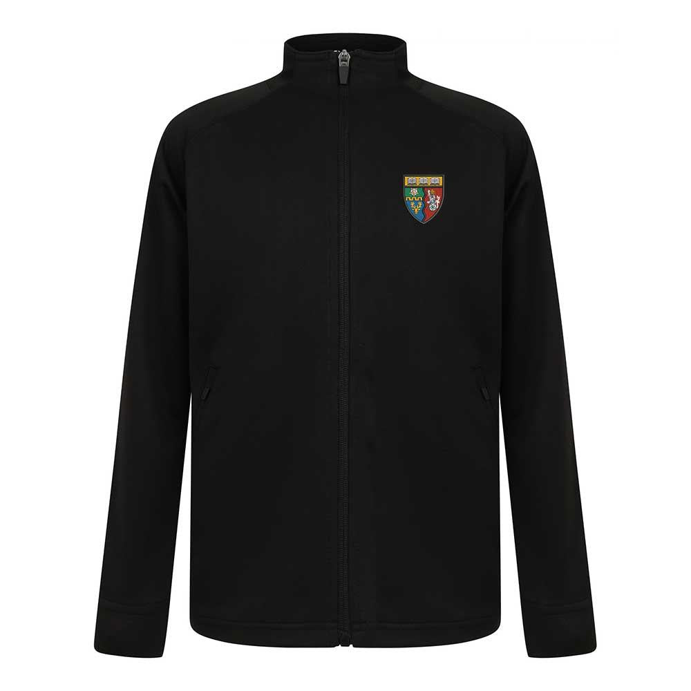 Fortrose Academy Tracksuit Top Black