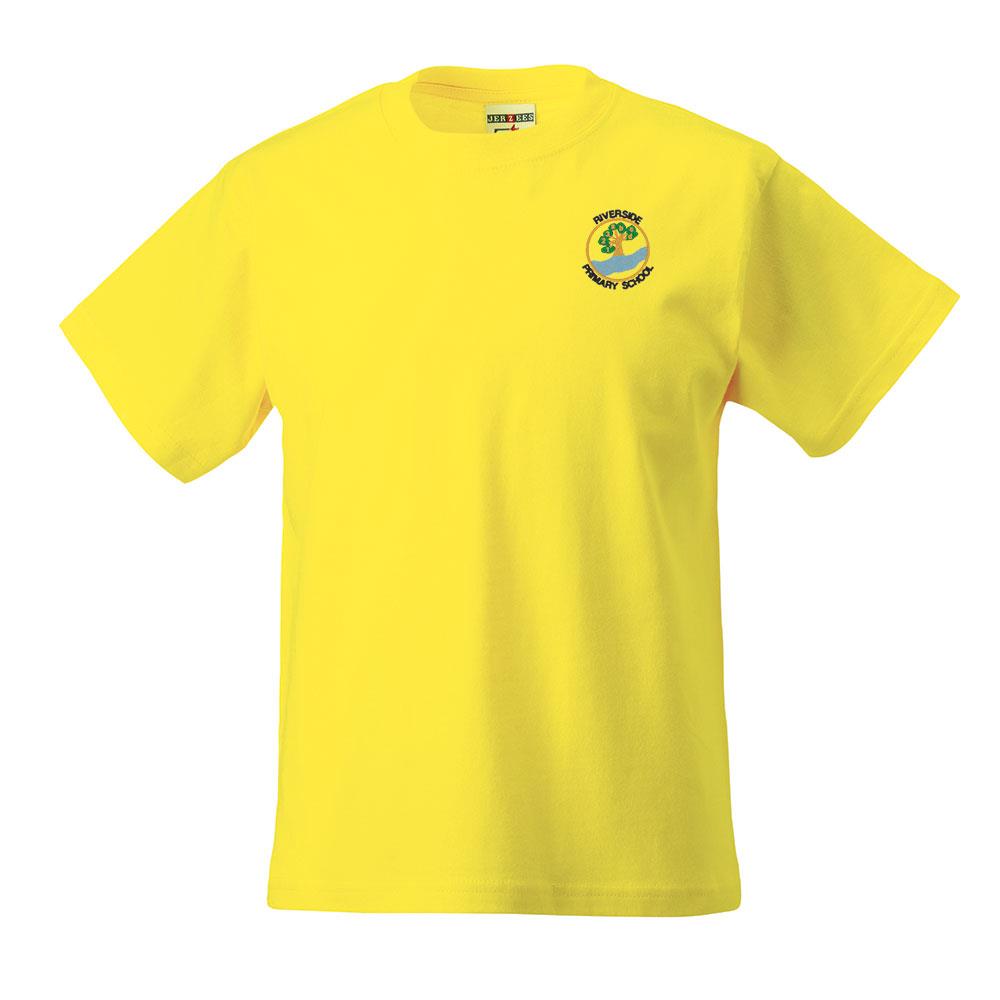 Riverside Primary Livingston Classic T-Shirt Yellow
