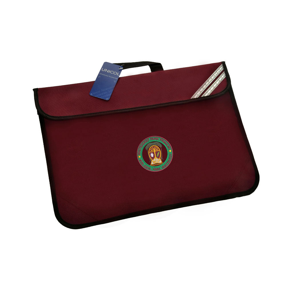 Whitehirst Park Primary Book Bag Burgundy