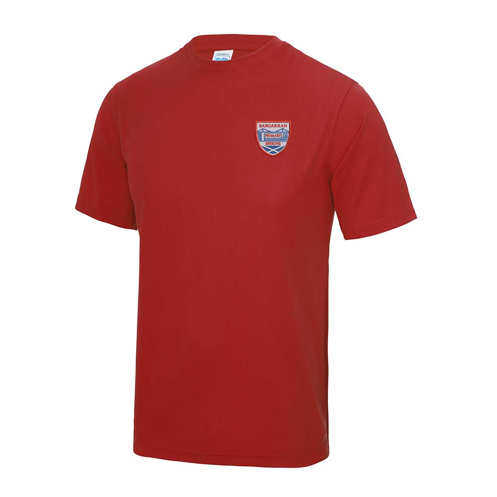 Bargarran Primary Gym T-Shirt Red