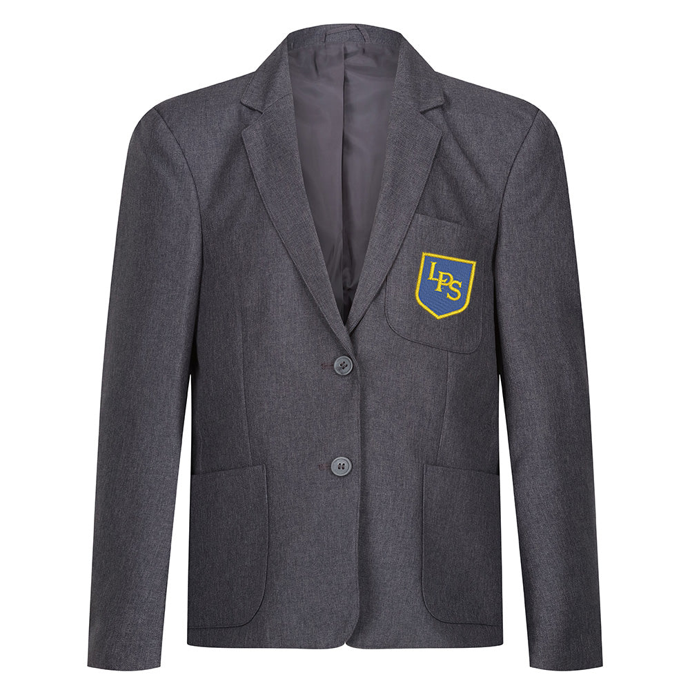 Langcraigs Primary Girls Poly Blazer Grey