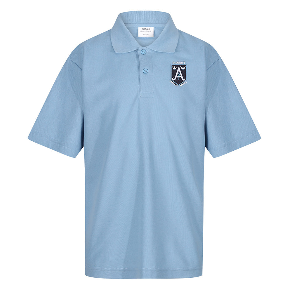 St Annes Primary Poloshirt Sky