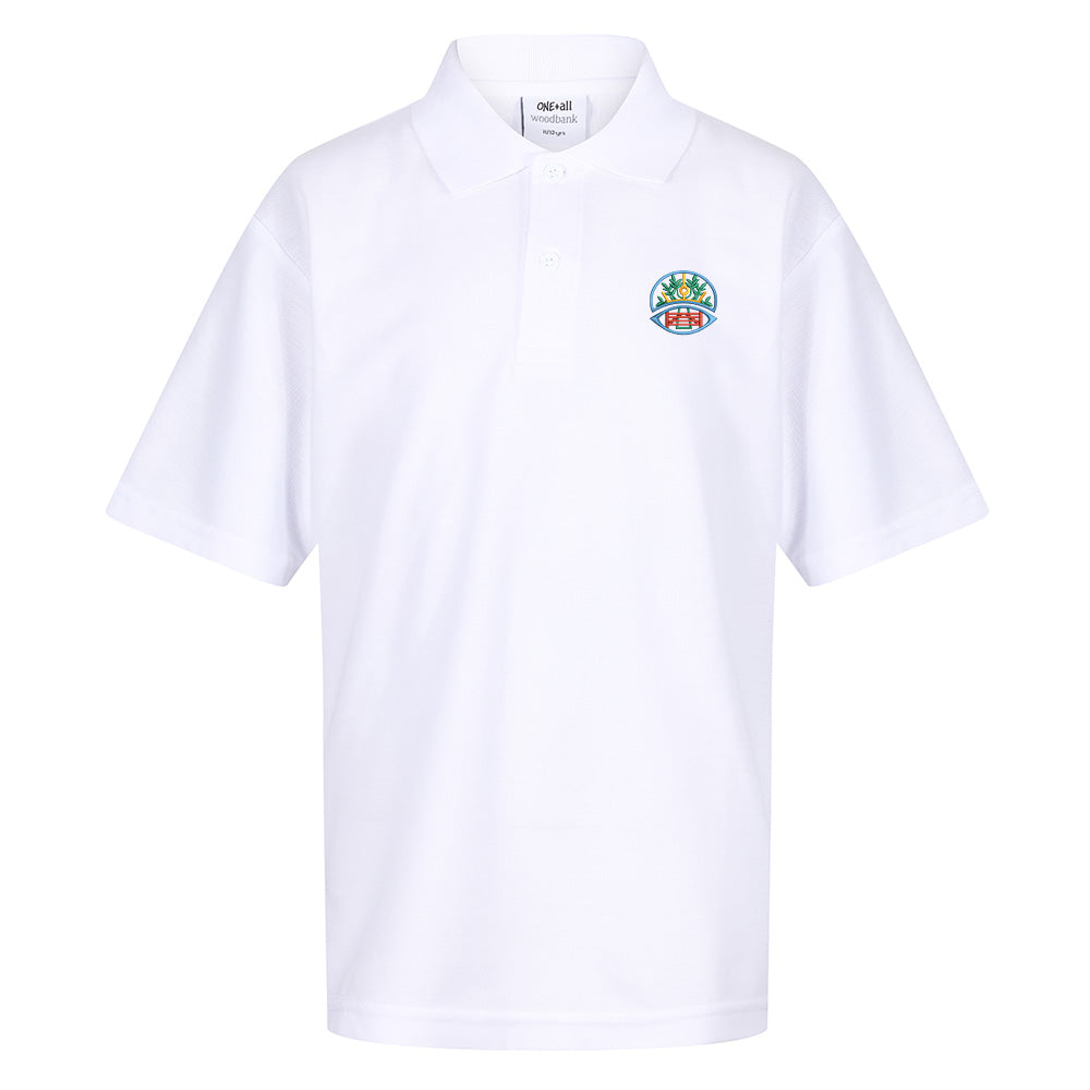 Kirkhill Primary Newton Mearns Poloshirt White (Primary 1-3)