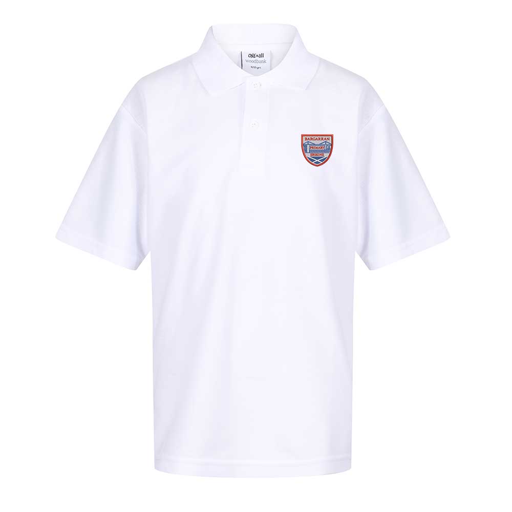 Bargarran Primary Poloshirt White