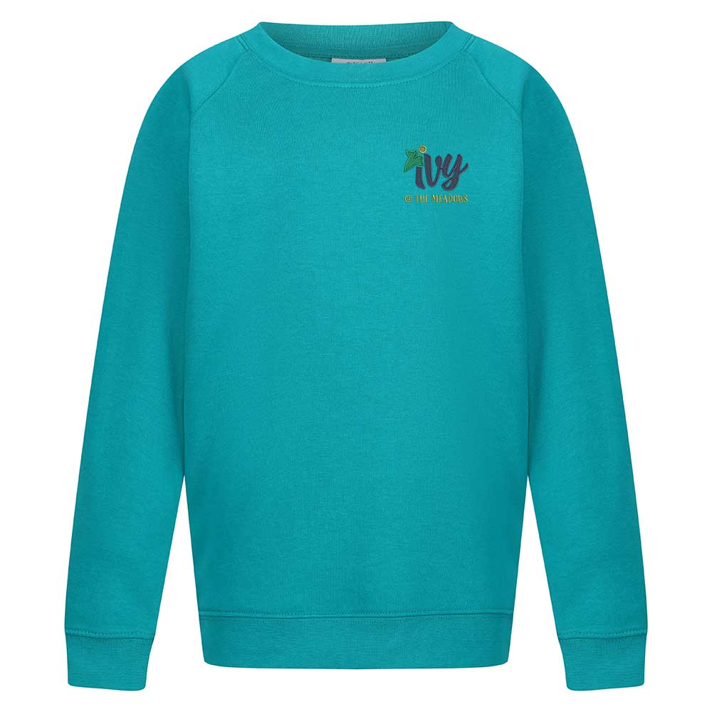 Ivy At The Meadows Crew Neck Sweatshirt Jade