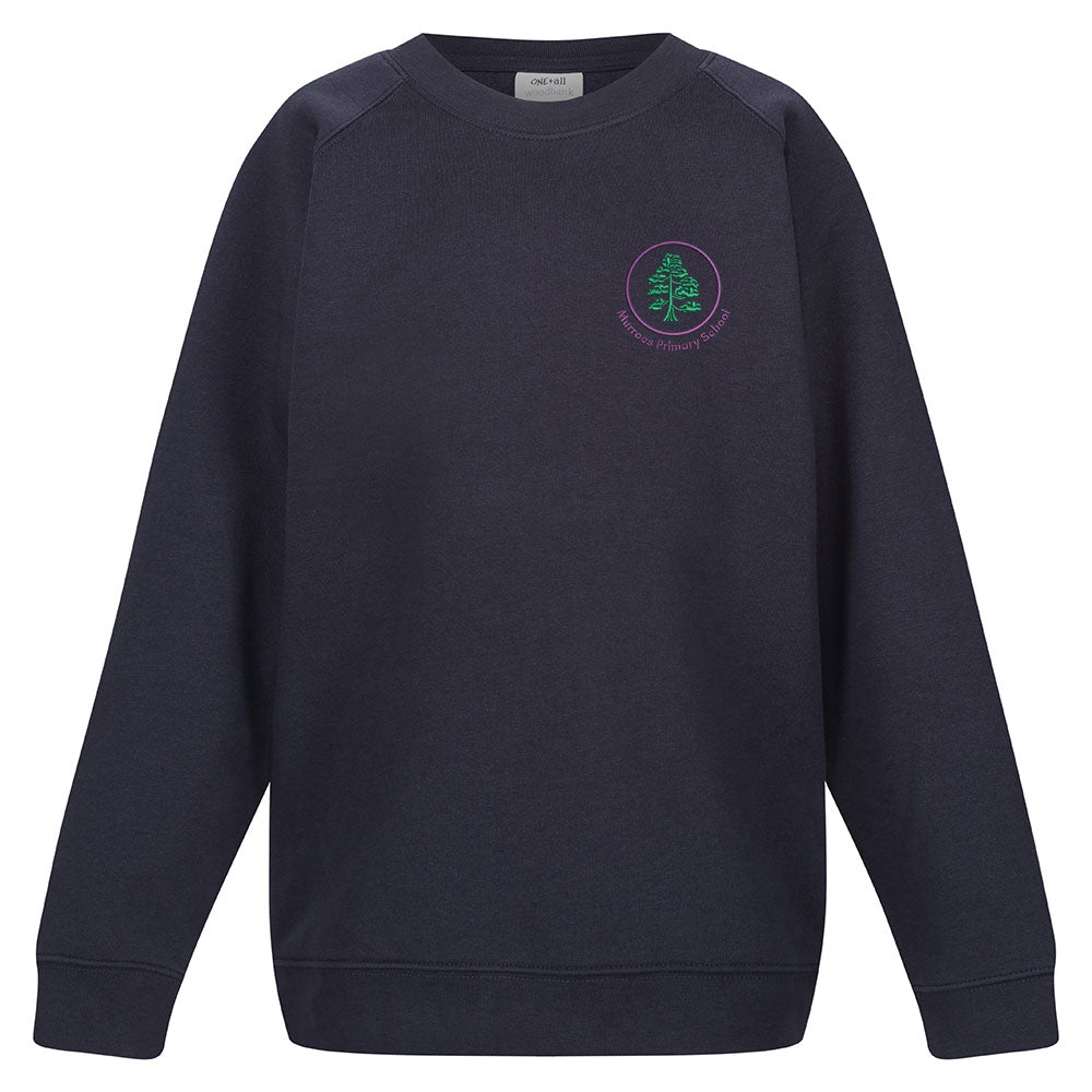 Murroes Primary Crew Neck Sweatshirt Navy