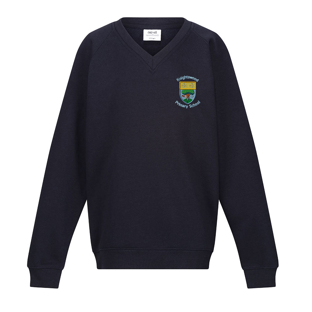 Knightswood Primary V-Neck Sweatshirt Navy