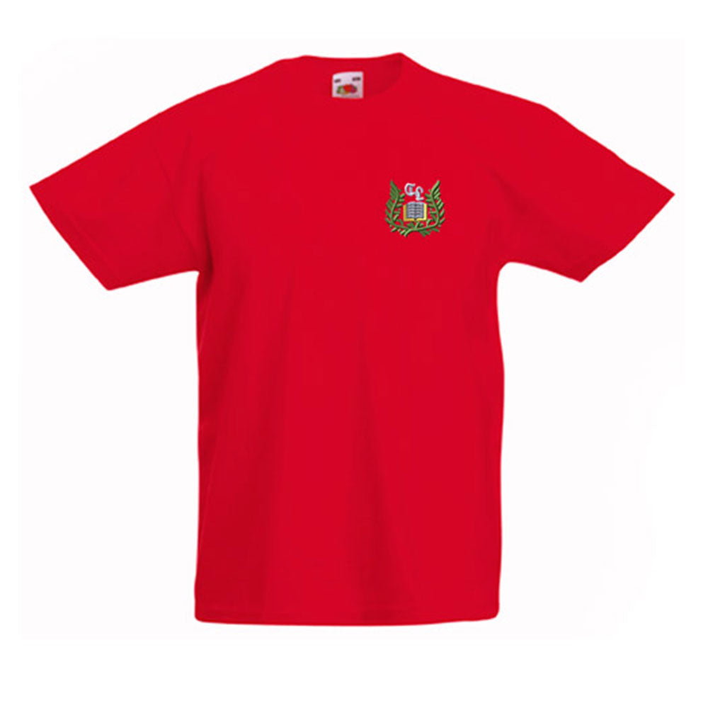 Calderwood Lodge Primary Gym T-Shirt Red