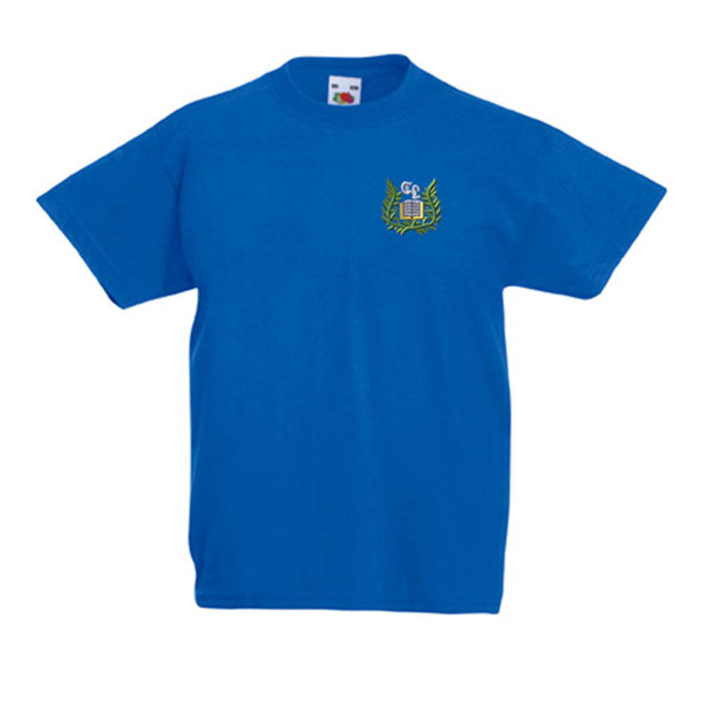 Calderwood Lodge Primary Gym T-Shirt Royal