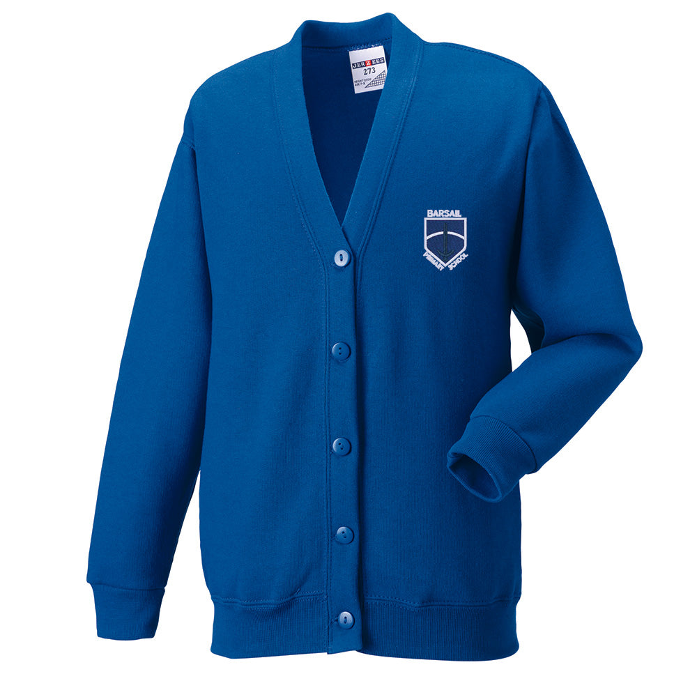 Barsail Primary Sweat Cardigan Royal