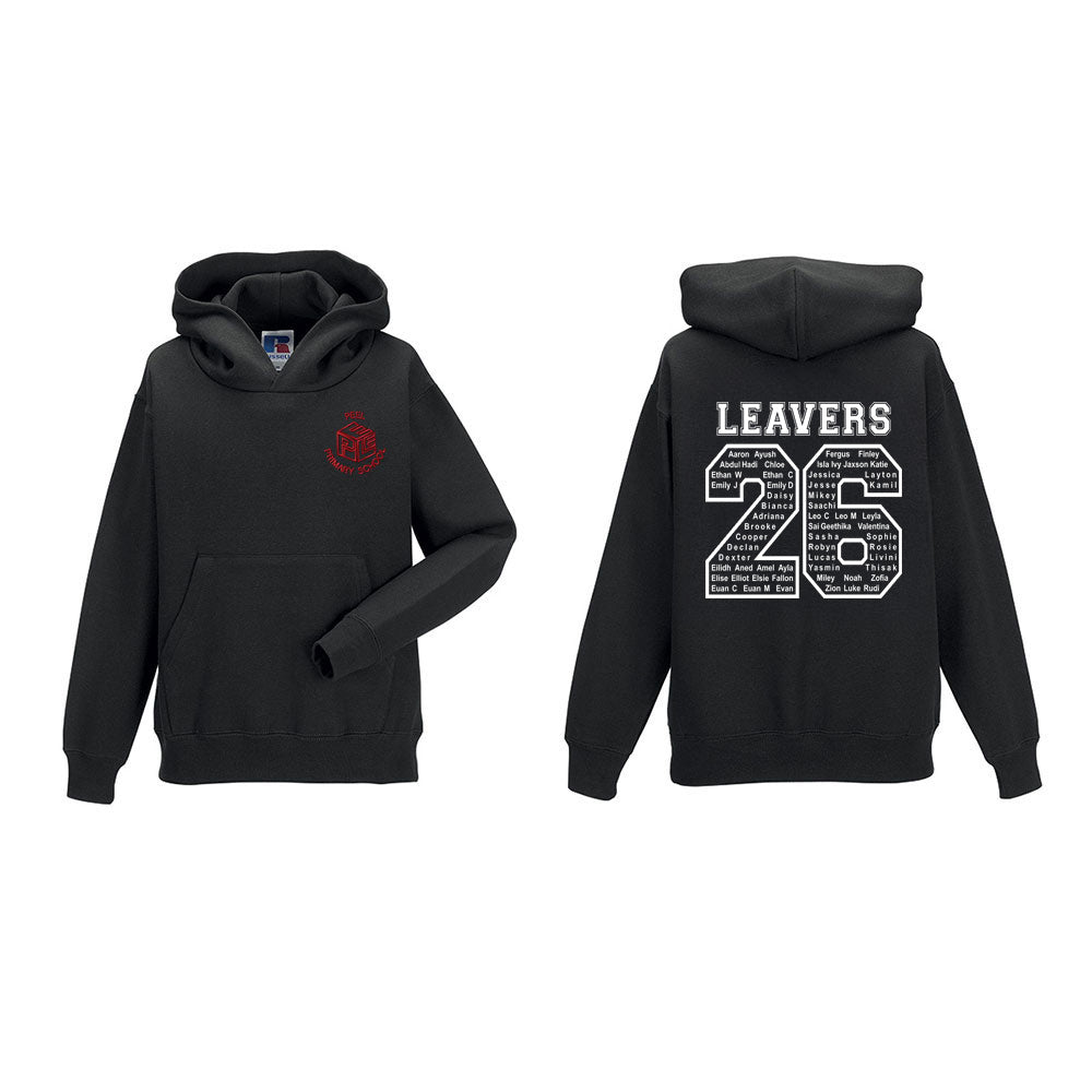 Peel Primary Leavers Hoodie Black - Main Image
