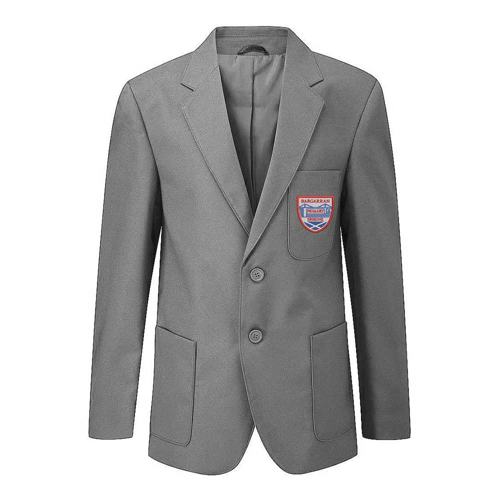 Bargarran Primary Boys Poly Blazer Grey