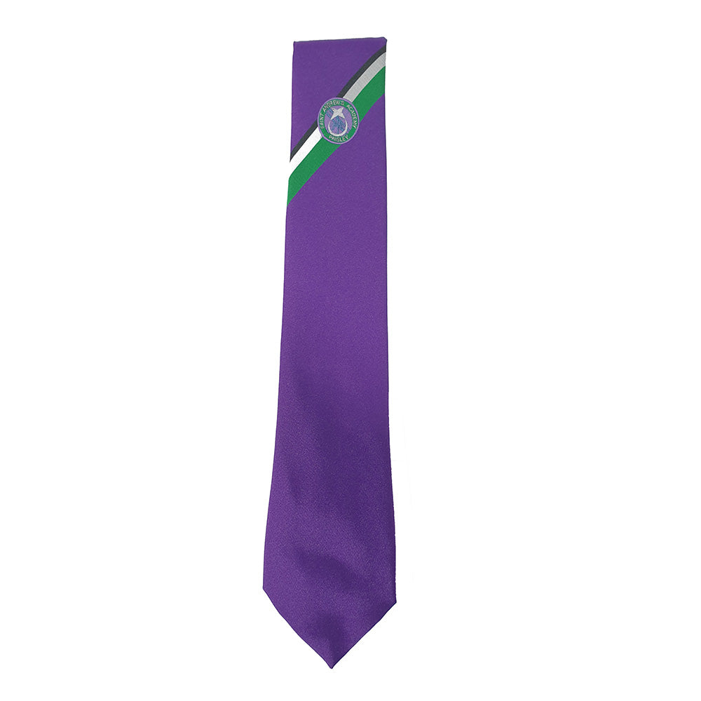 St Andrews Academy Crest Tie