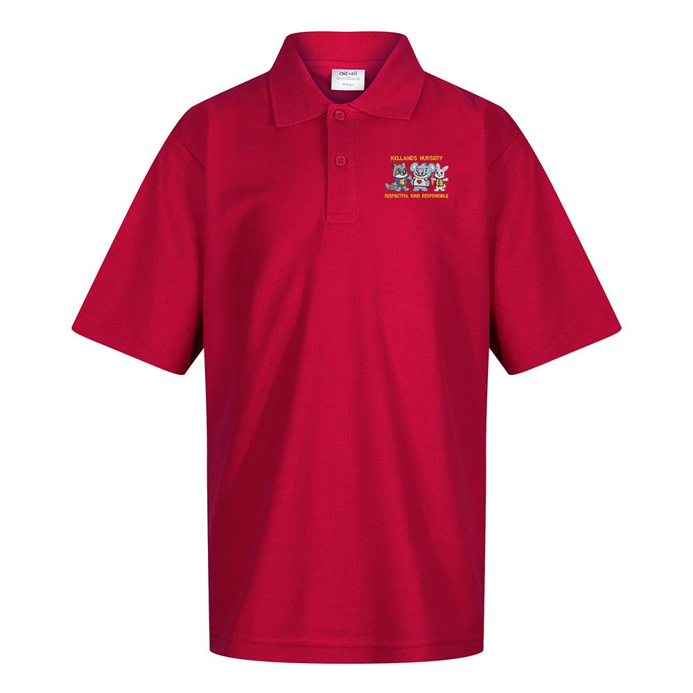Kellands Nursery Poloshirt Red