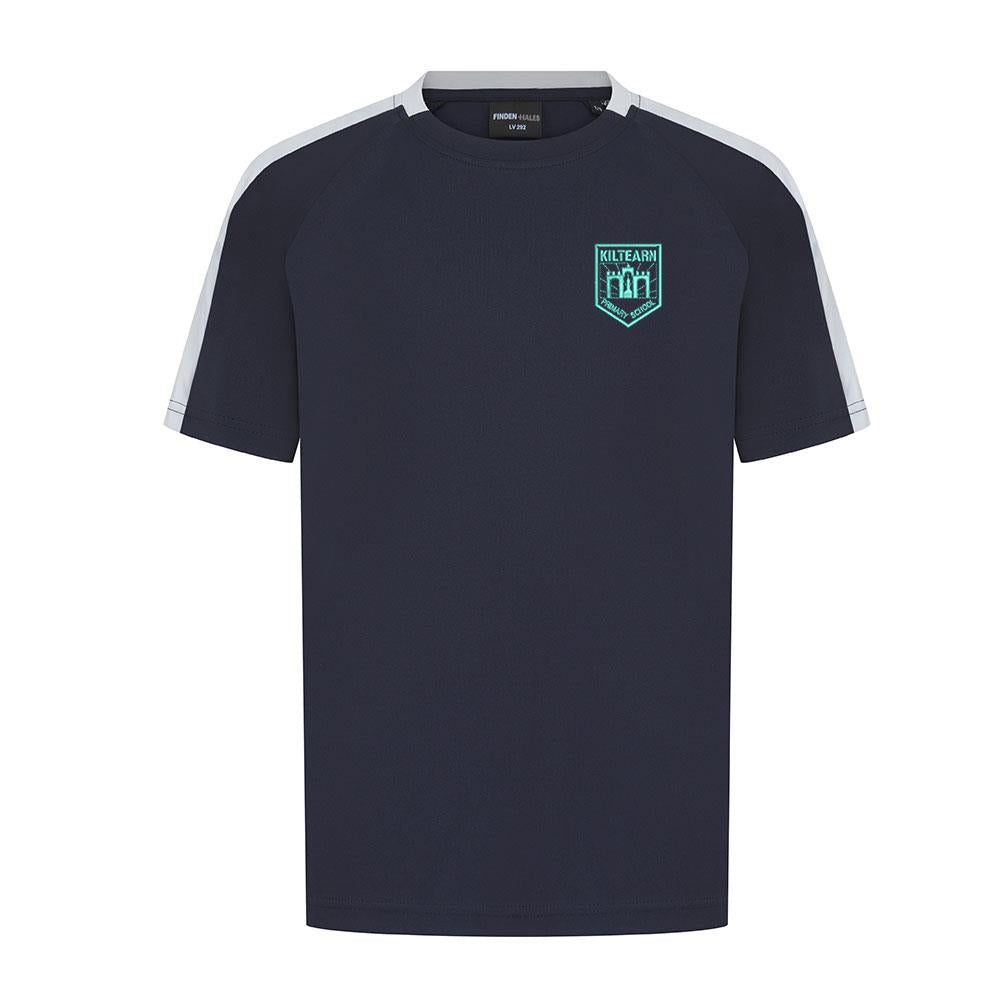 Kiltearn Primary Smartflex T-Shirt Navy/White