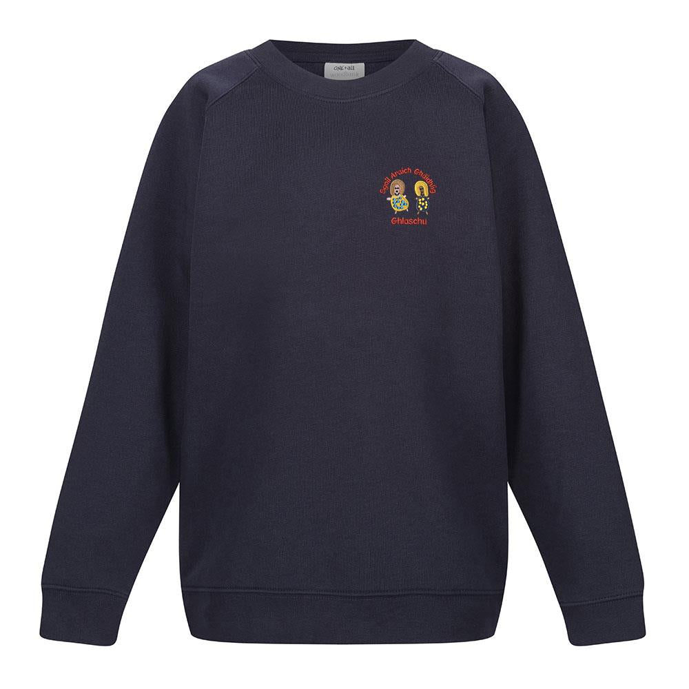 Sgoil-Araich Ghaidhlig Ghlaschu Crew Neck Sweatshirt Navy